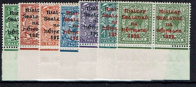 Image of Ireland SG 30/7,41 LMM British Commonwealth Stamp